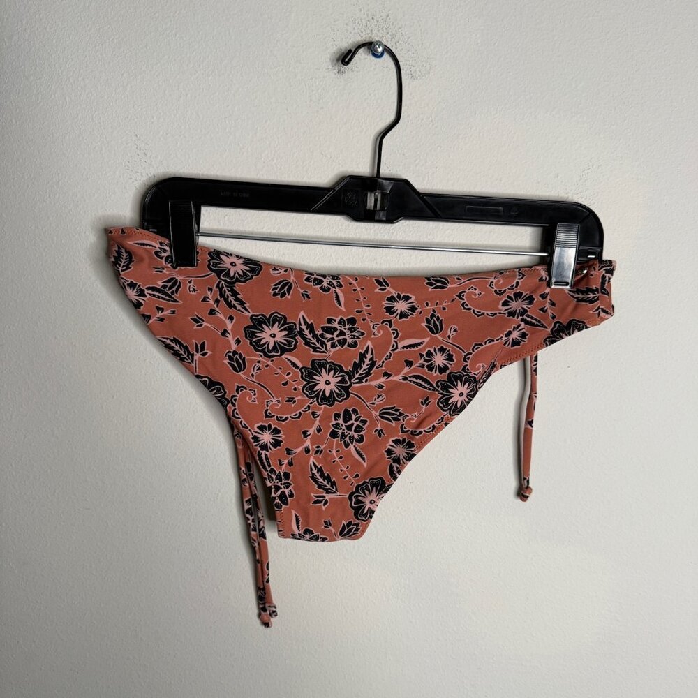 For Love &‎ Lemons Floral Print Bikini Bottoms Side Tie Swim Medium - Picture 3 of 3